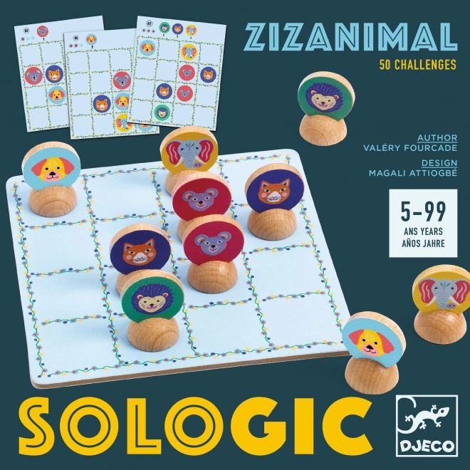 DJECO Sologic Zizanimal logikai játék
