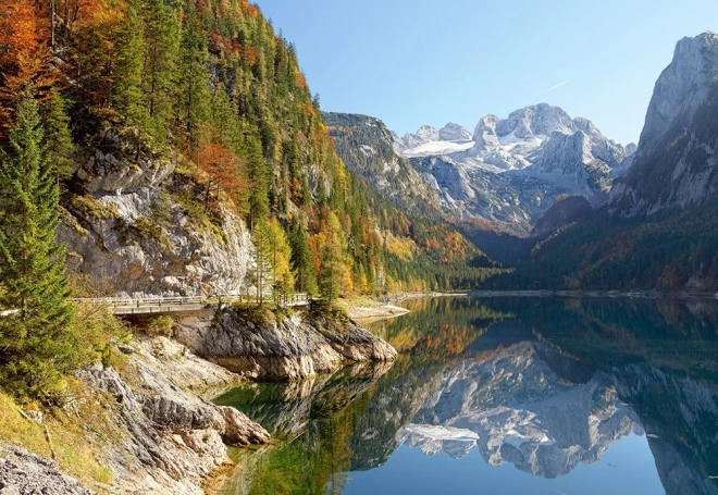 Gosausee tavacska - CASTORLAND puzzle 1500 darab – Gosausee, Ausztria