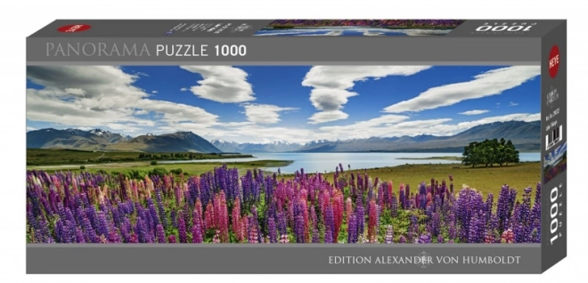 Heye panorámás puzzle, Tekapo-tó, Új-Zéland, 1000 darabos