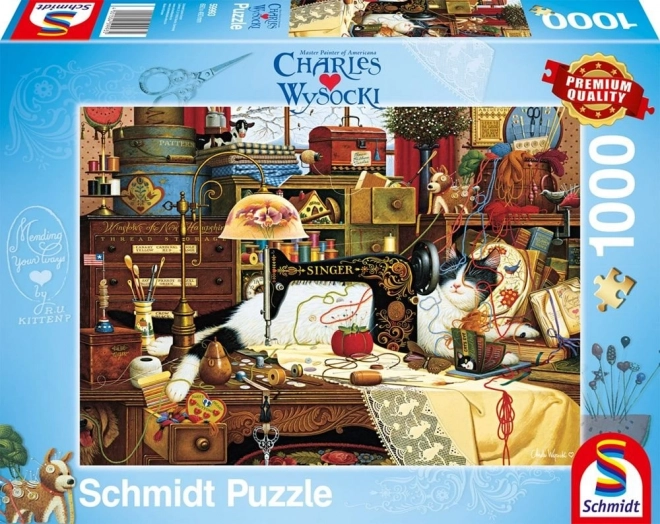 Schmidt puzzle Maggie rendetlen 1000 darabos