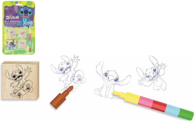 Lilo & Stitch pecsétkészlet zsírkrétával