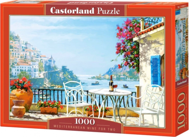 Castorland puzzle bor kettő részére 1000 darabos