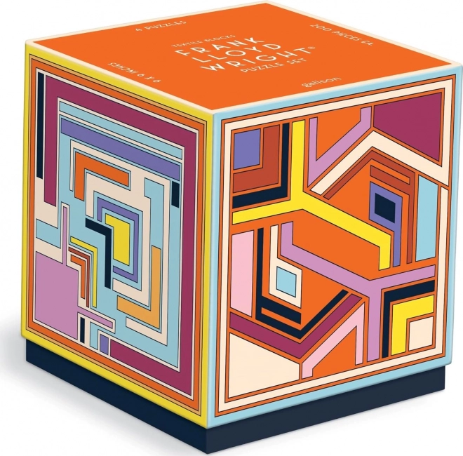 GALISON Négyzet alakú puzzle Frank Lloyd Wright: Textil blokkok 4x200 darab