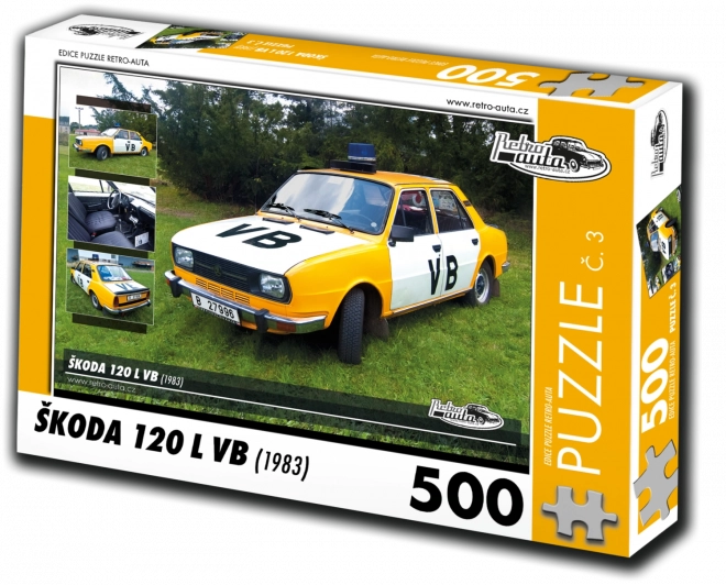 Retro autók puzzle Škoda 120 L, 1983