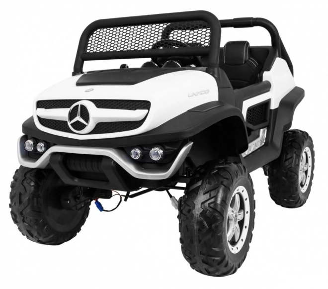 Jármű Mercedes BENZ UNIMOG Fehér