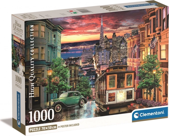 San Francisco Clementoni puzzle 1000 db