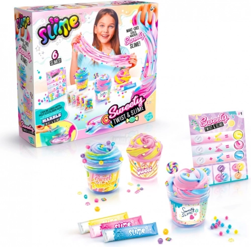 So Slime márvány hatású slime készlet Sweety Twist