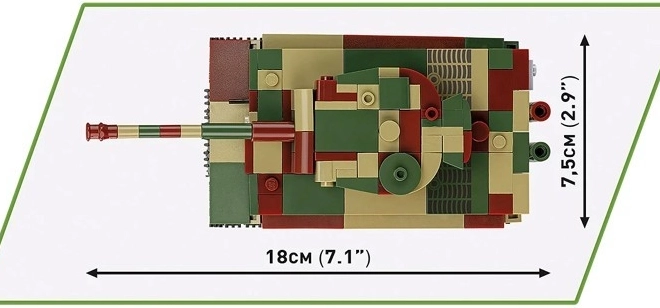 Pz.Kpfw. VI Tiger Ausf. E 1:48 méretarányú tank modell