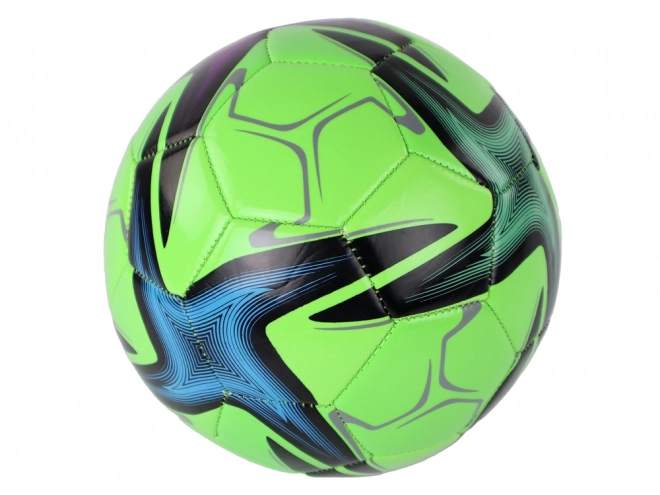 Zöld mintás futball-labda 24 cm