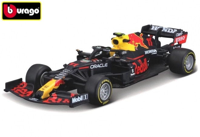 Red Bull Racing RB16B Forma-1 autó szimuláció sergio Pérez sisakkal