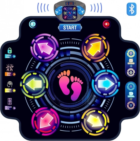 Zene táncszőnyeg gyerekeknek Bluetooth-szal