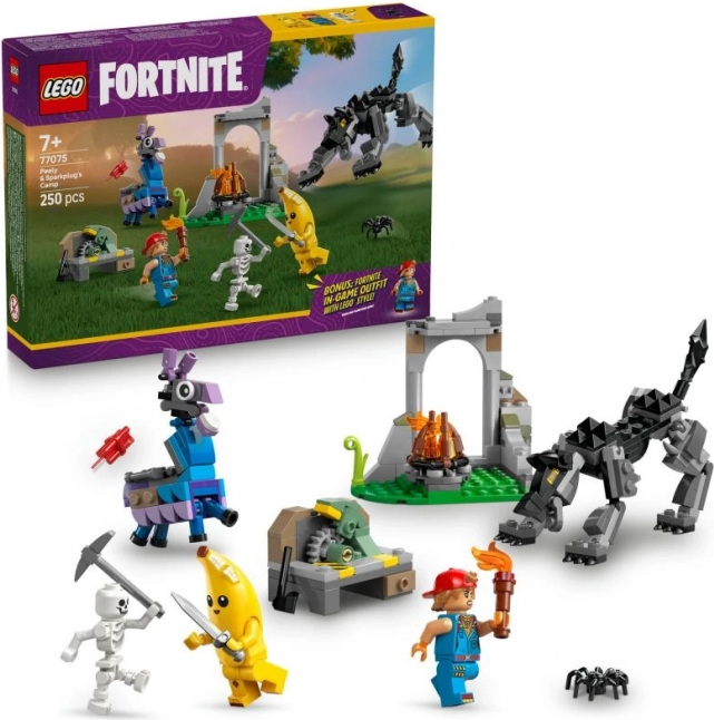 LEGO Fortnite Peely és Sparkplug Táborhely