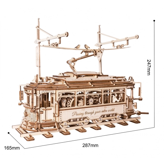 RoboTime 3D fa mechanikus puzzle villamos