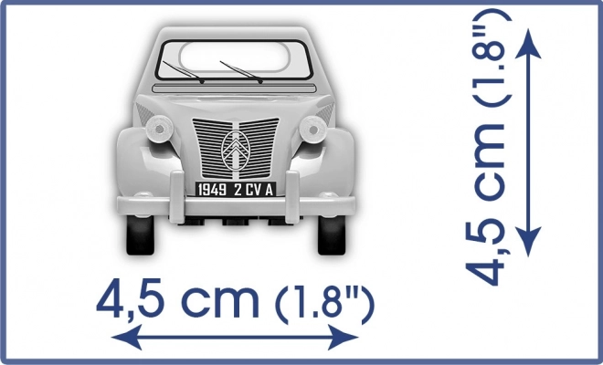 Citroën 2CV A típusú modell 1949 - COBI építőkészlet