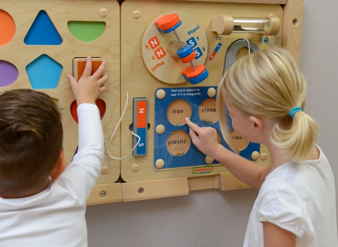 Masterkidz mágnesesség felfedezése - Montessori oktatási fali tábla