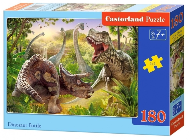 Dínó csata puzzle 180 darabos