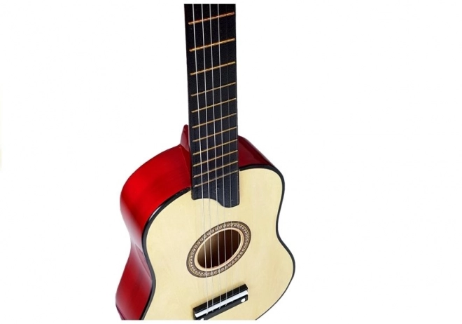 Fa gitár pengetővel krémszínű