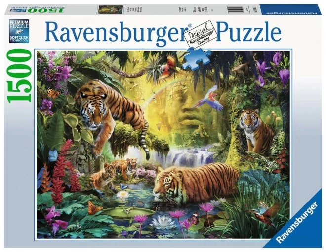 Ravensburger - nyugodt tigrisek 1500 darabos puzzle