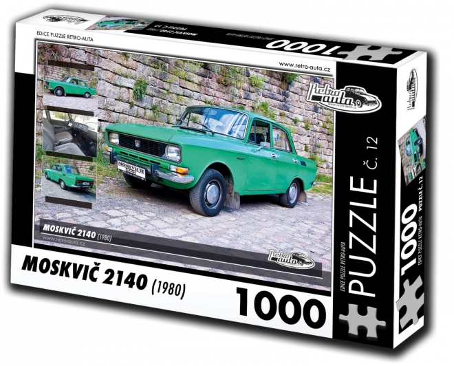 RETRO-AUTÓK Puzzle Moszkvics 2140 (1980) 1000 darab