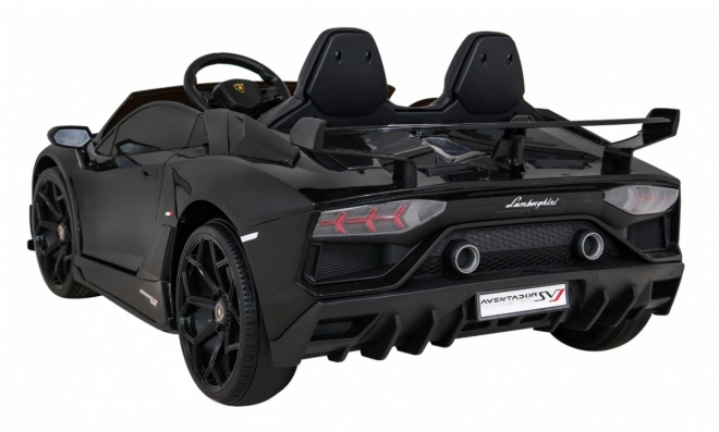 Lamborghini SVJ DRIFT pro 2 gyerekek fekete + Drift funkció + távirányító + MP3 LED + lassú indítás