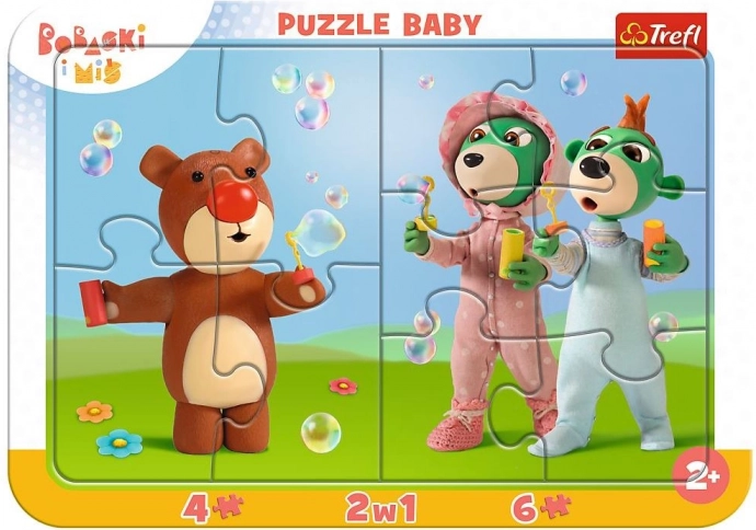 Keretpuzzle a legkisebbeknek – Vidám koboldok (TREFL)