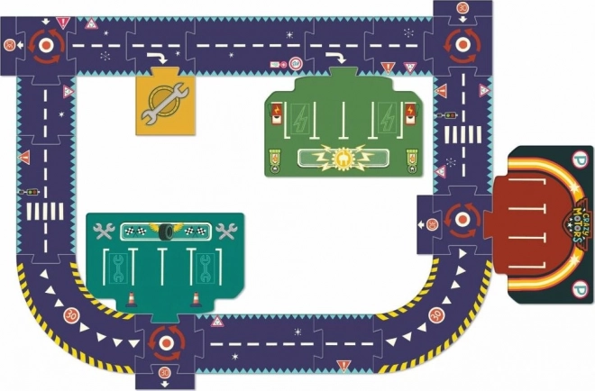 Djeco padlópuzzle utak 24 db