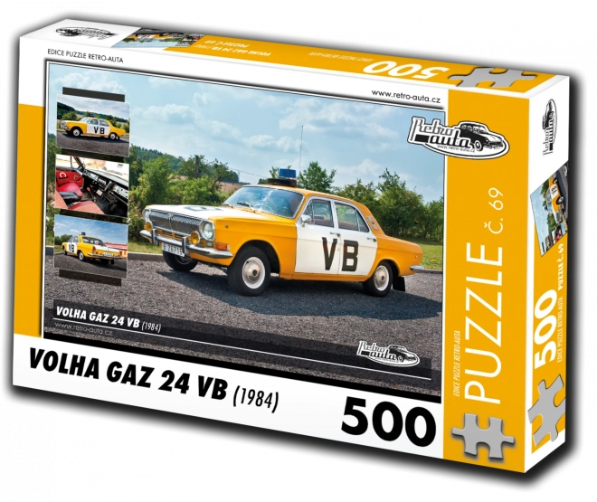 Retro autók puzzle Volha GAZ 24 VB (1984)