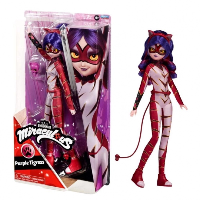Miraculous: Katica és Fekete Macska Fekete Tigris Baba 27 cm