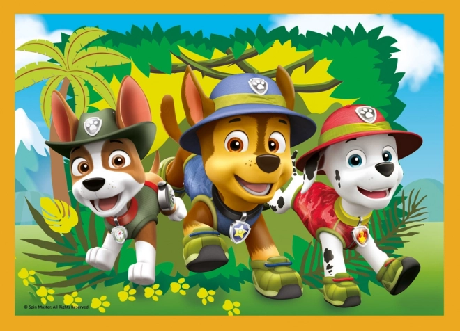 Nyaralás PAW Patrol 4 az 1-ben kirakós játék