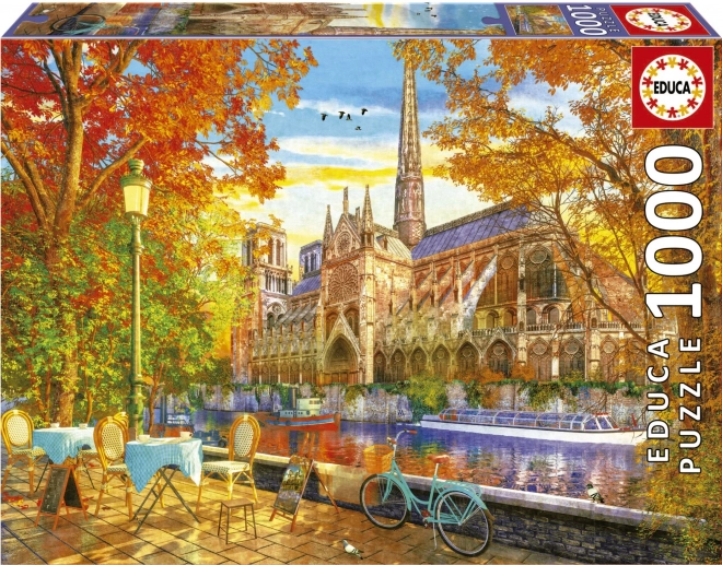 Notre Dame Őszi Puzzle - EDUCA 1000 Darabos