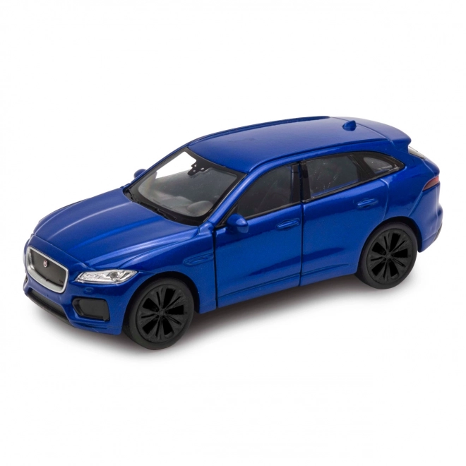 Miniatűr Jaguar F-Pace autómodell arany színben