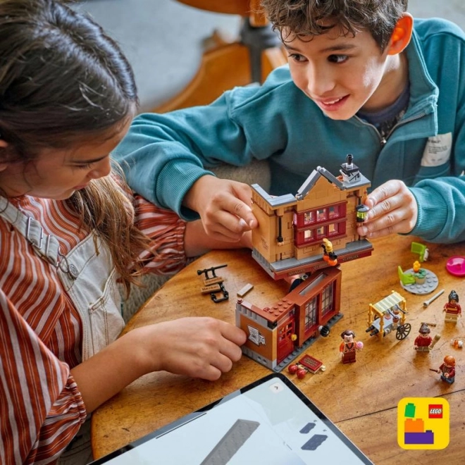 Első osztályú kviddicsfelszerelés és fagylaltozó LEGO Harry Potter