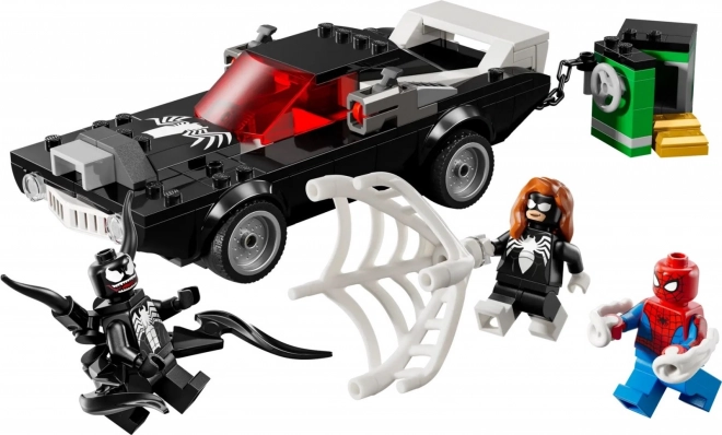 Pókember vs Venom izomautó LEGO képregény kalandok