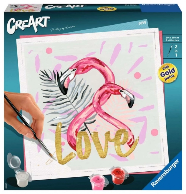 Ravensburger CreArt flamingó festőkészlet