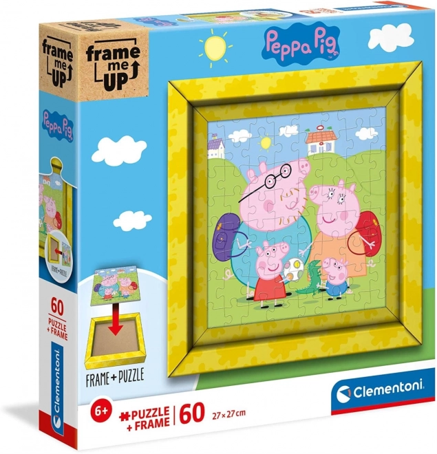 Peppa malac 60 darabos keretes kirakó