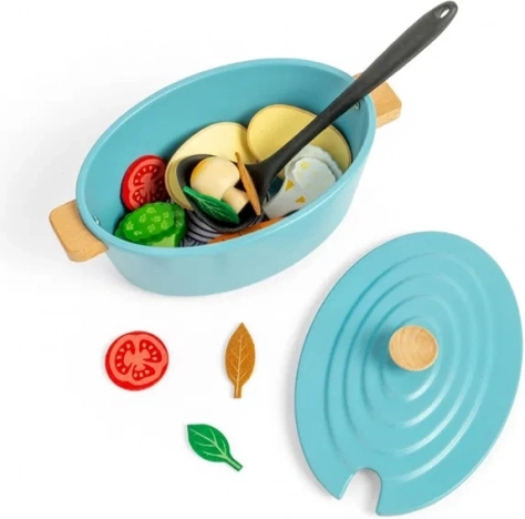 Bigjigs Toys Gyermek Rakott Tál Zöldségekkel