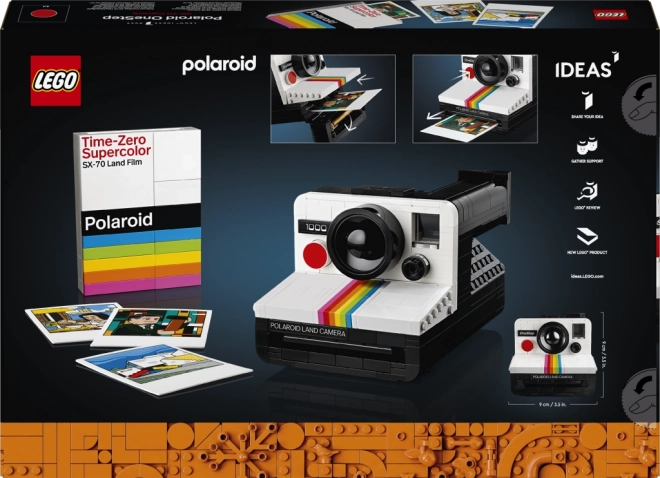 Lego Ideas Polaroid OneStep SX-70 kamera modell