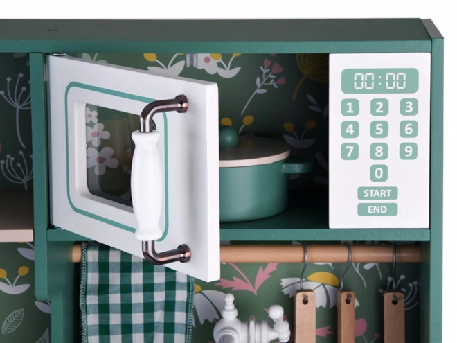 Nagy fa konyhai retro vintage hűtőszekrény tartozék mosógéphez ZA4833
