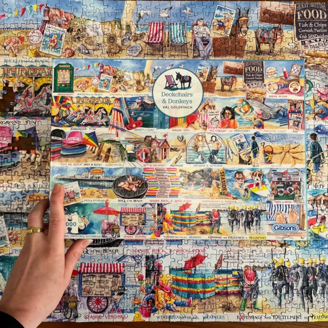 Gibsons puzzle nyugágy és szamarak 1000 darabos