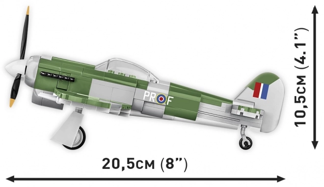 Hawker Typhoon Mk.1B építőkocka készlet