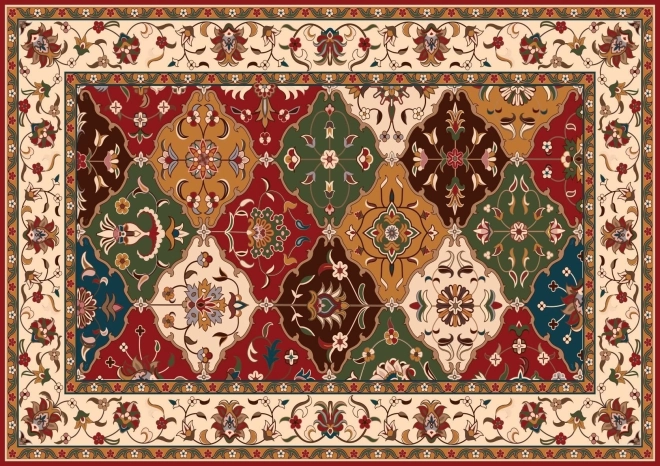 Anatóliai virágos szőnyeg puzzle 1000 darab