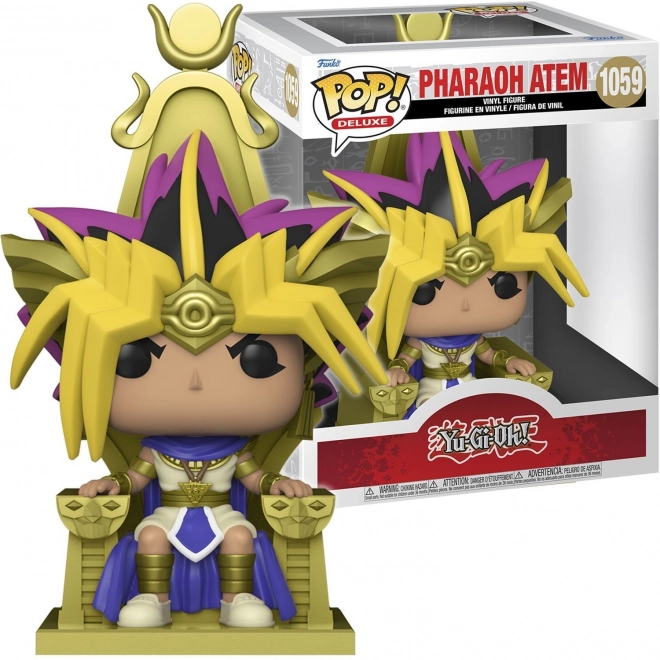 funko pop! yu-gi-oh atem fáraó yugi figura