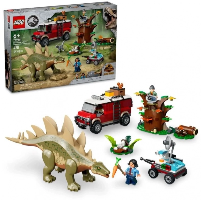 Lego Jurrasic World: stegosaurus felfedezése