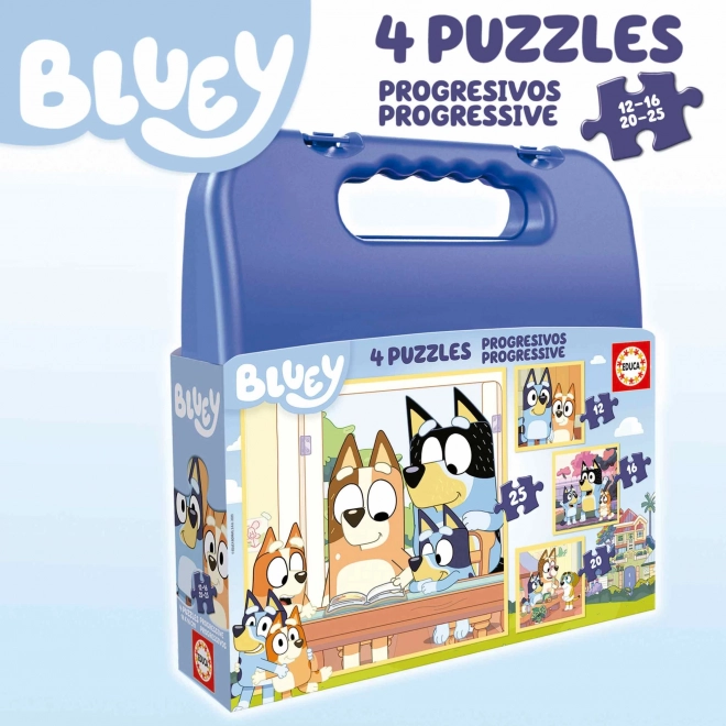 Educa Bluey készségfejlesztő puzzle szett