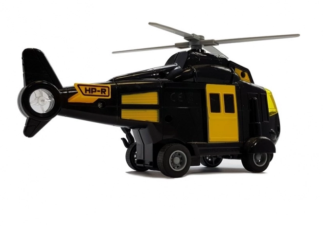 Mentőhelikopter hanggal és fényekkel 1:20 méretarány
