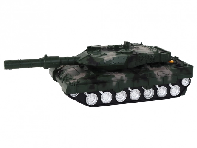 Zöld távirányítós RC tank