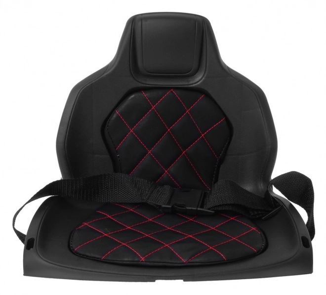 GT Sportautó akkumulátorral gyerekeknek Piros + távvezérlés + lassú indítás + csomagtartó + MP3 LED