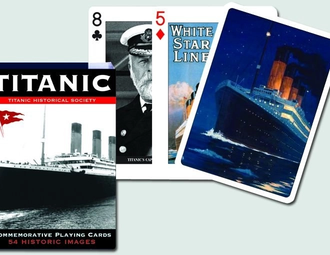 Titanic témájú játékkártyák