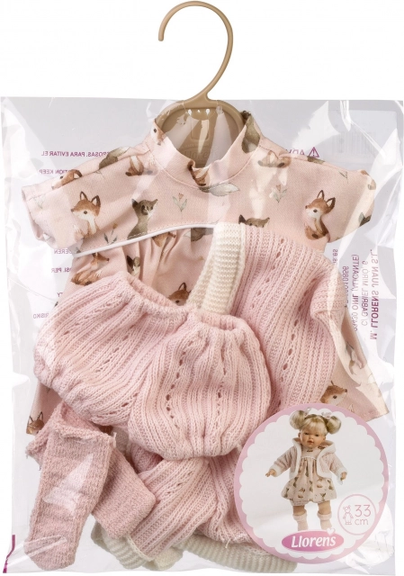 Llorens baba ruha 33 cm