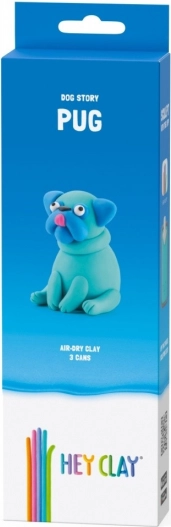 Hey Clay Gyurmafigura Mopsz Kutya